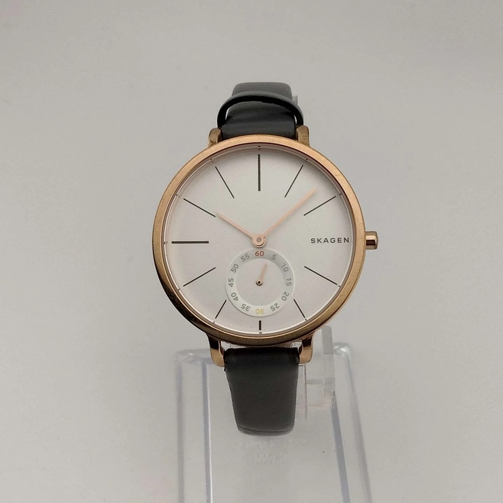 Skagen Women's Hagen Brown Genuine Leather Watch SKW2356